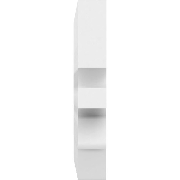 Ekena Millwork Norway Architectural Grade PVC Running Trim, 4"H x 5/8"P x 48"L - RUNP04X0625X48NRW