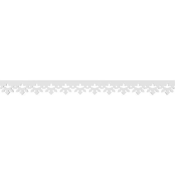 Ekena Millwork Norway Architectural Grade PVC Running Trim, 4"H x 5/8"P x 48"L - RUNP04X0625X48NRW
