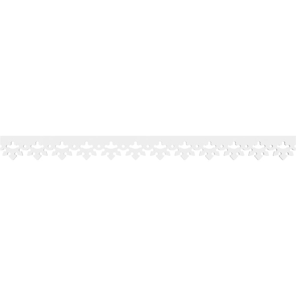 Ekena Millwork Norway Architectural Grade PVC Running Trim, 4"H x 5/8"P x 48"L - RUNP04X0625X48NRW