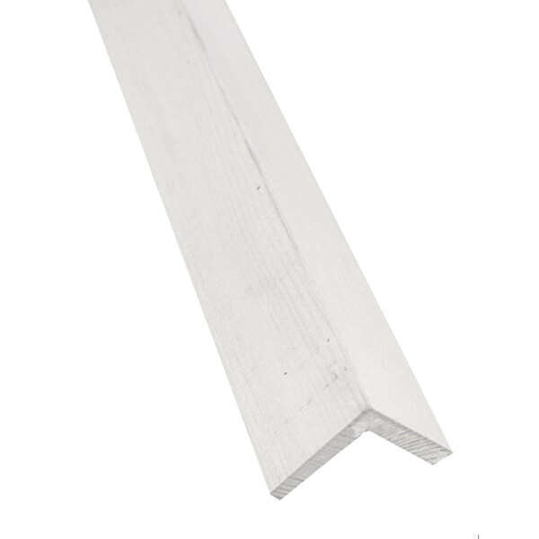 Timberchic Wood, White, 48 in L, 1.25 in W, Stained - 306