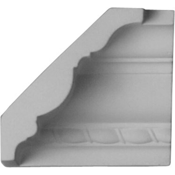 Ekena Millwork 3"P x 3"H Inside Corner Moulding (matches moulding MLD02X02X04CR) - MIC02X02CR