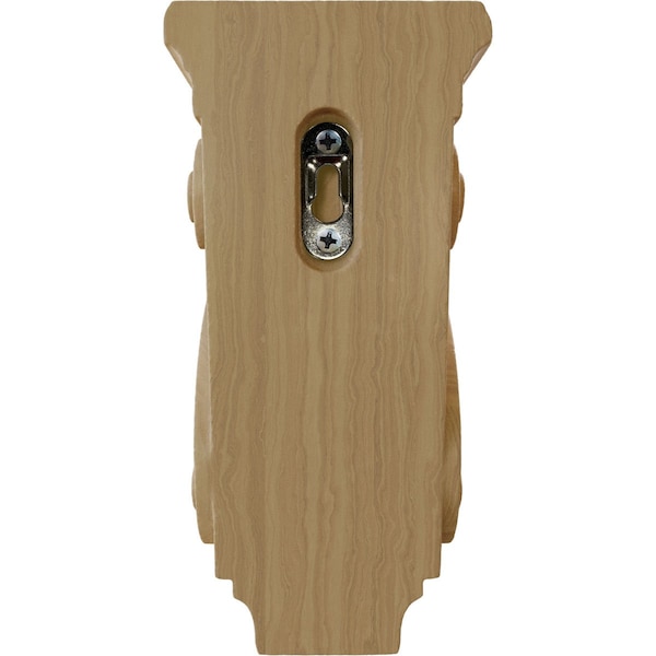 Ekena Millwork 3 1/2"W x 3"D x 7"H Small Traditional Corbel, Cherry - CORW03X03X07TRCH