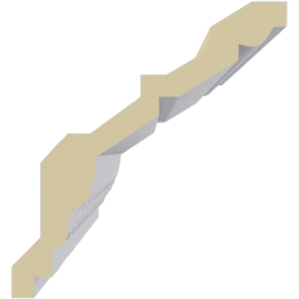 Ekena Millwork 3 1/2"H x 3 1/4"P x 4 3/4"F x 94 1/2"L, (1 1/2" Repeat), Egg and Dart Crown Moulding - MLD03X03X04EG