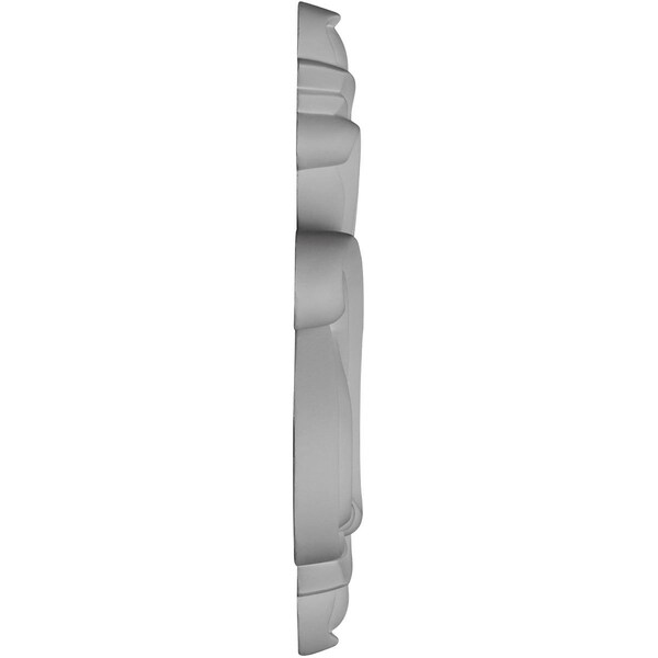Ekena Millwork 9 7/8"W x 11 7/8"H x 1 7/8"P Fleur de Lis Onlay - ONL09X11X01FL