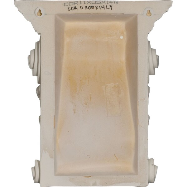 Ekena Millwork 11 3/4"W x 5 7/8"D x 14 1/8"H Lyon Twin Leaf Corbel - COR11X05X14LY