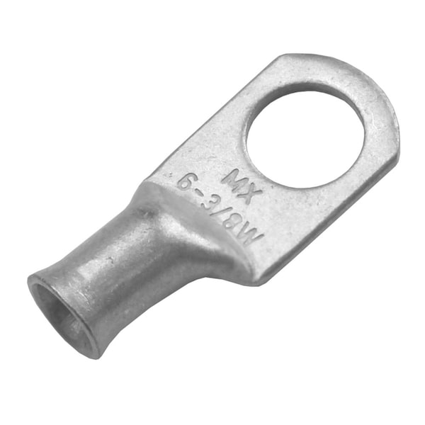 Pacer Grupo Pacer Terminal Estañado 6 AWG - Tamaño de perno de 3/8 pulgadas - Paquete de 10 - TAE6-38R-10