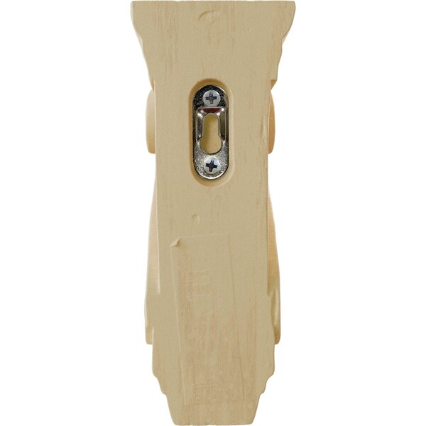 Ekena Millwork 2 5/8"W x 3 3/4"D x 6 5/8"H Small Fig Leaf Corbel, Maple - COR02X03X06FIMA