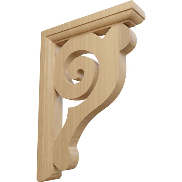 Ekena Millwork 1 1/2"W x 6"D x 8 1/2"H Bulwark Bracket, Cherry - BKT01X06X08BUCH