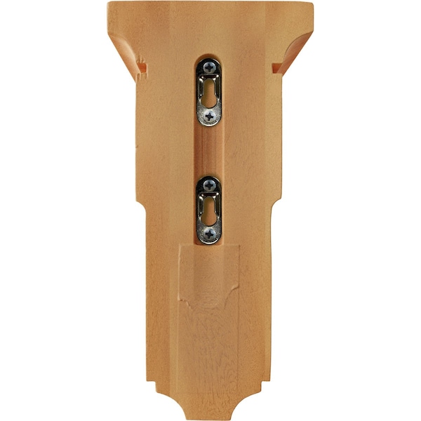 Ekena Millwork 5"W x 5 3/4"D x 10"H Medium Reyes Wood Corbel, Red Oak - CORW05X05X10RYRO