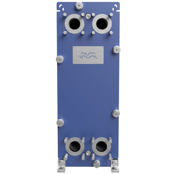 Alfa Laval Gasketed Plate Heat Exchanger, 60 Plate, 4,560k BTU - T6-BFG-60