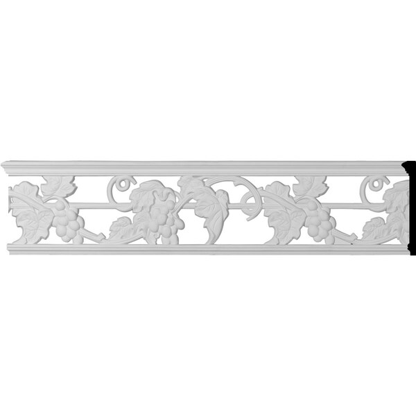 Ekena Millwork 7"H x 5/8"P x 94 1/4"L Grape Pierced Moulding - PIR07X00GR