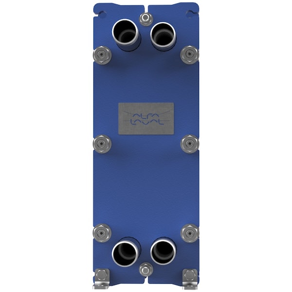 Fast Track By Alfa Laval Gasketed Plate Heat Exchanger, 45 Plates, 165 kBtu - M3-FG-45M