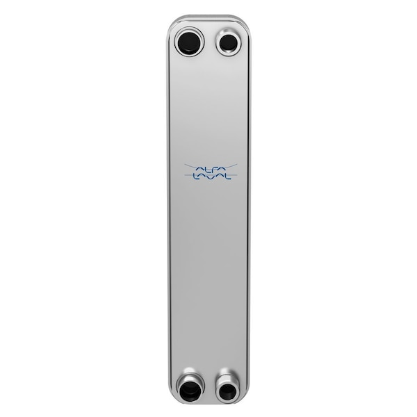 Alfa Laval 100 Stainless Steel Plate Heat Exchanger, AISI 316L, 20 Plates, Single Circuit, 1 Thread Port - ALFANOVA 52-20H