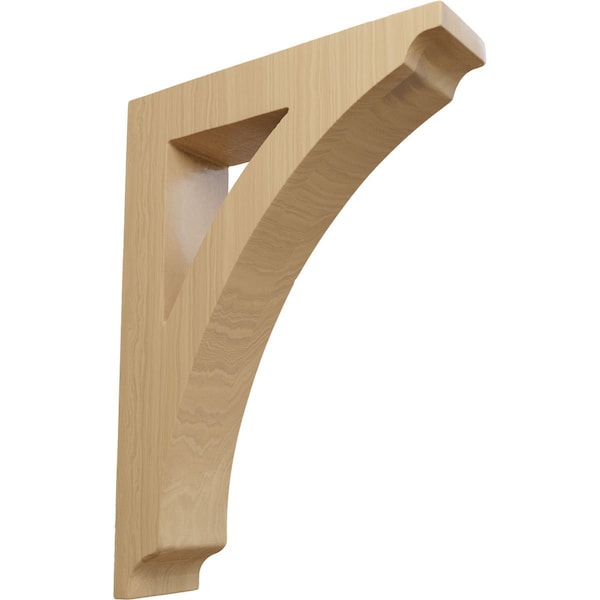Ekena Millwork 1 3/4"W x 6 1/2"D x 9"H Small Thorton Wood Bracket, Cherry - BKTW01X06X09THCH