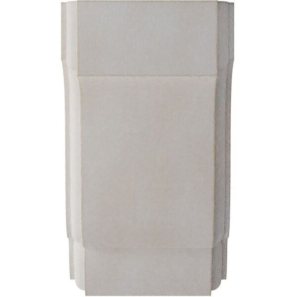 Ekena Millwork 2 1/2"W x 2 3/4"D x 4 1/2"H Capistrano Mission Wood Vintage Decor Corbel, Chalk Dust White - CORWD02X02X04CPWH