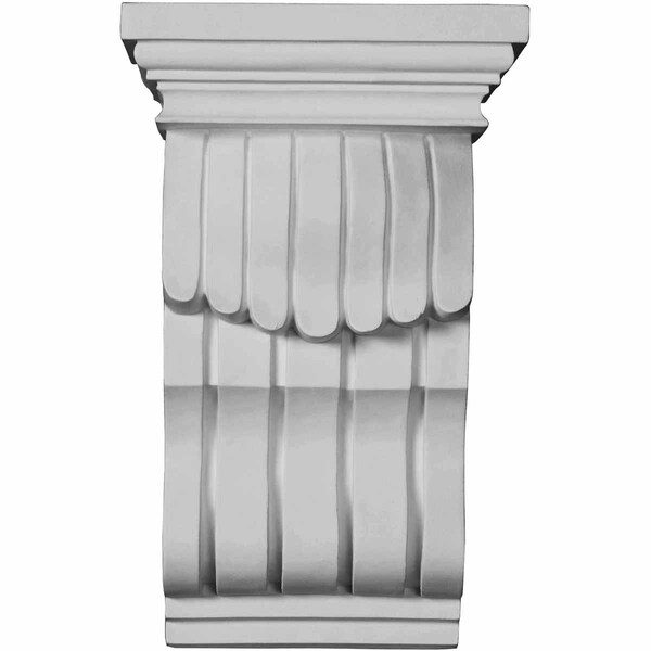 Ekena Millwork 6 7/8"W x 4 5/8"D x 11"H Seville Corbel - COR07X05X11SE