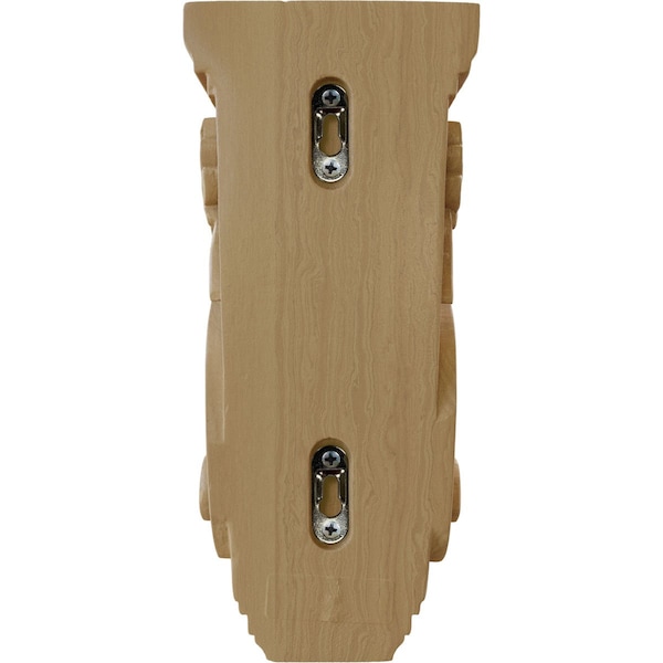Ekena Millwork 4 1/2"W x 5"D x 10"H Medium Traditional Acanthus Corbel, Cherry - CORW04X05X10TACH