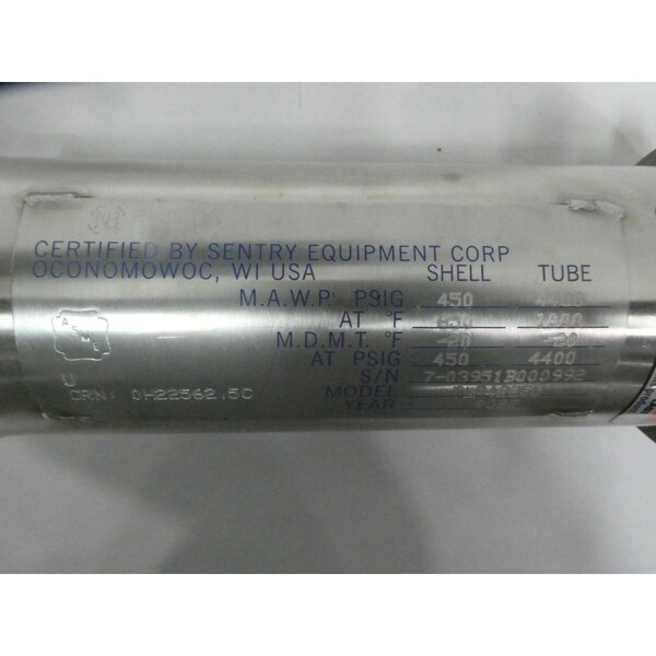 Sentry SINGLE HELICAL TUBE SAMPLE COOLER OTHER HEAT EXCHANGER - TLR4225U 7-03951B