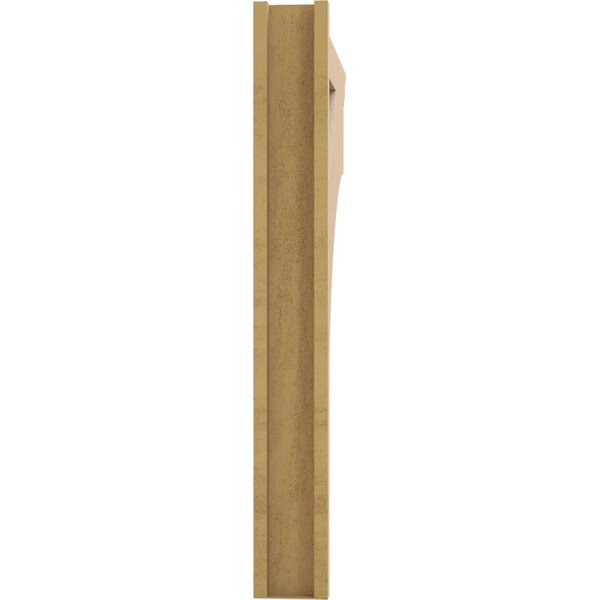 Ekena Millwork 5 1/2-in W x 36-in D x 44-in H Balboa Trad Rough Cedar Woodgrain TimberThane Outlooker, Primed Tan - OUTUR055X36X44BOA04RCPR