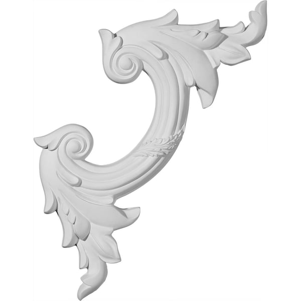 Ekena Millwork 14 1/4"W x 14 1/4"H x 1 1/4"P Tirana Panel Moulding Corner (matches moulding PML01X00TI) - PML14X14TI