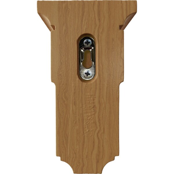 Ekena Millwork 3 1/2"W x 3 3/4"D x 6"H Mini Reyes Wood Corbel, Cherry - CORW03X03X06RYCH