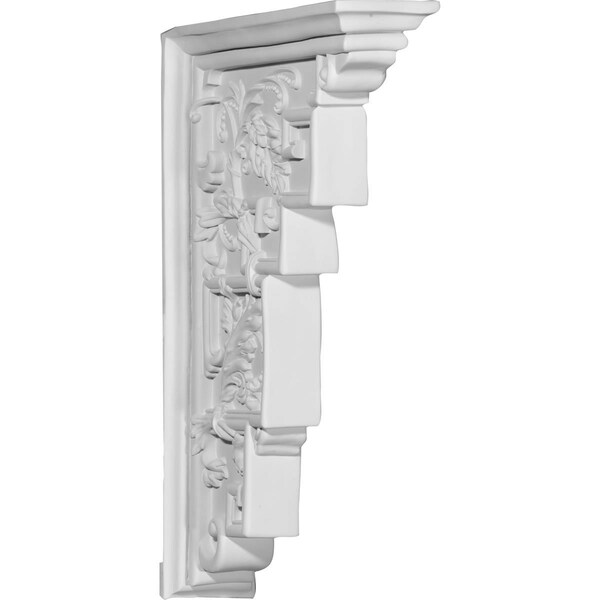 Ekena Millwork 3 1/4"W x 12 1/8"D x 18 1/4"H Genevieve Corbel - COR18X03X12GE