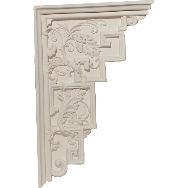 Ekena Millwork 3 1/4"W x 12 1/8"D x 18 1/4"H Genevieve Corbel - COR18X03X12GE