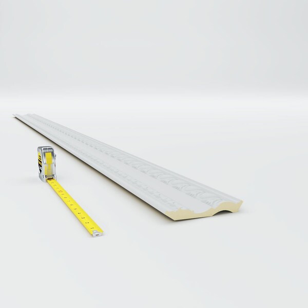 Ekena Millwork 4 7/8"H x 3 1/2"P x 6"F x 94 1/2"L Bedford Egg & Dart Crown Moulding - MLD04X03X06BE