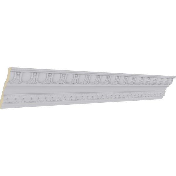 Ekena Millwork 4 7/8"H x 3 1/2"P x 6"F x 94 1/2"L Bedford Egg & Dart Crown Moulding - MLD04X03X06BE
