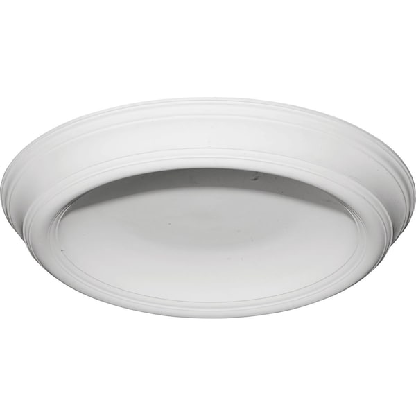 Ekena Millwork 37 3/8"OD x 26 1/2"ID x 4"D Traditional Smooth Surface Mount Ceiling Dome - DOME37TR
