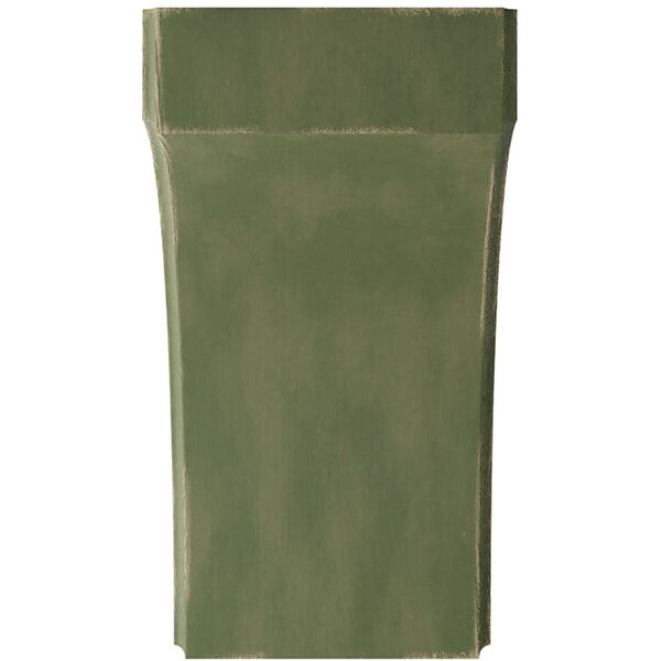 Ekena Millwork 5 1/4"W x 8"D x 10"H Clarksville Wood Vintage Decor Bracket, Restoration Green - BKTWD05X08X10CVGR