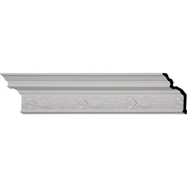 Ekena Millwork SAMPLE - 7 1/4"H x 5 3/8"P x 8 5/8"F x 12"L, (9 5/8" Repeat), Dublin Crown Moulding - SAMPLE-MLD07X05X08DU