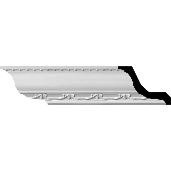 Ekena Millwork SAMPLE - 3"H x 3 5/8"P x 4 5/8"F x 12"L, (2 3/4" Repeat), Federal Crown Moulding - SAMPLE-MLD03X03X04FE