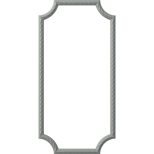 Ekena Millwork 24-in. W x 48-in. H Reeded Acanthus Leaf Panel Moulding Kit Single Panel - PMLKJA24X48A