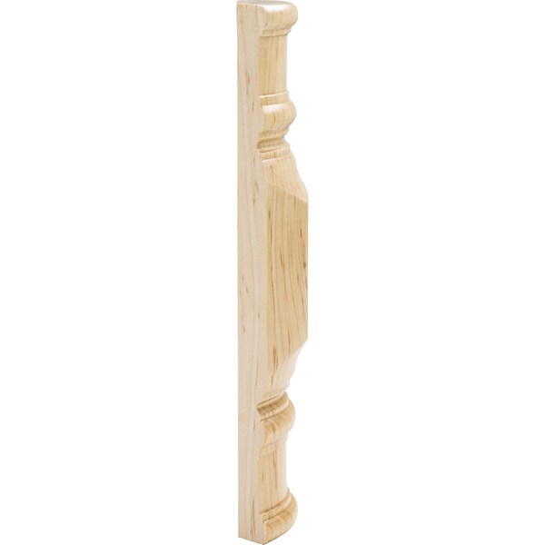 Hardware Resources Rubberwood, 9-7/8" H, 2-7/8" W, Unfinished - TB5A-RW