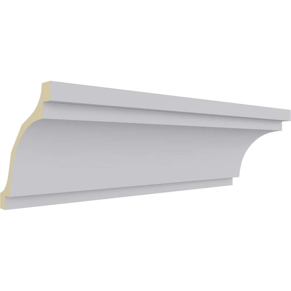 Ekena Millwork 7 3/4"H x 7 3/4"P x 11"F x 94 1/2"L Traditional Crown Moulding - MLD08X08X11TR
