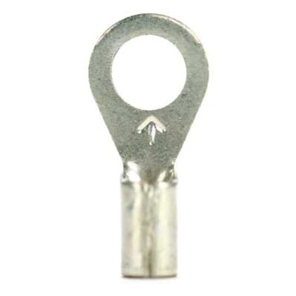 Terminal de anillo no aislado de calibre 16-14 AWG para perno de tamaño #10, paquete de 1000 unidades - MU14-10RK