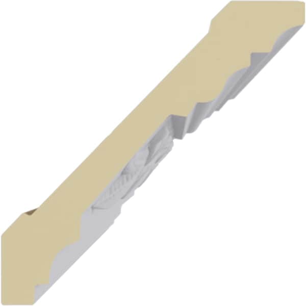 Ekena Millwork 3 1/4"H x 3 1/4"P x 4 1/2"F x 94 1/2"L, (8" Repeat), Harvest Crown Moulding - MLD03X03X04HA