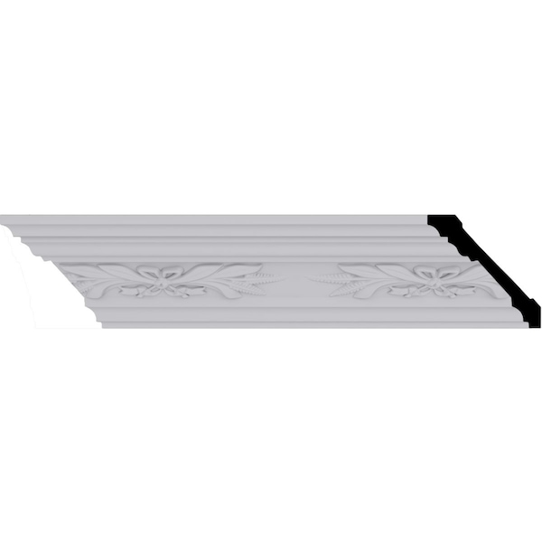 Ekena Millwork 3 1/4"H x 3 1/4"P x 4 1/2"F x 94 1/2"L, (8" Repeat), Harvest Crown Moulding - MLD03X03X04HA