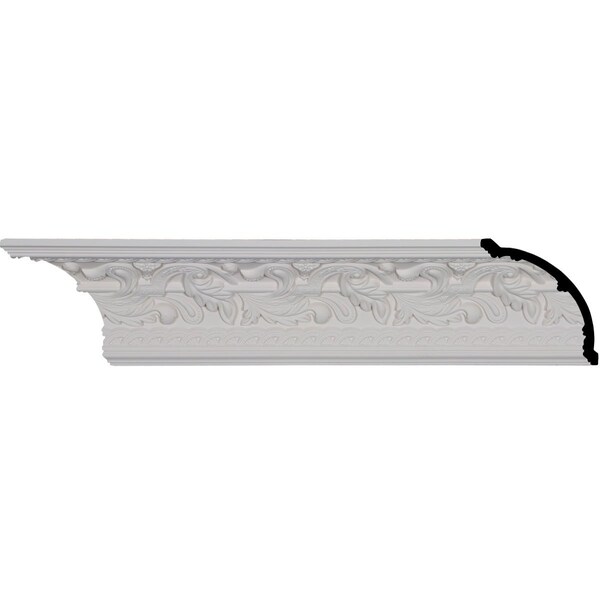 Ekena Millwork SAMPLE - 4 3/4"H x 4 3/4"P x 6 3/4"F x 12"L, (6 7/8" Repeat), Kinsley Crown Moulding - SAMPLE-MLD04X04X06KI