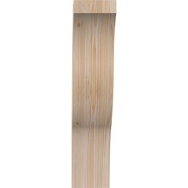Ekena Millwork 6"W x 16"D x 28"H Funston Rough Sawn Knee Brace, Douglas Fir - BRC06X16X28FST00RDF