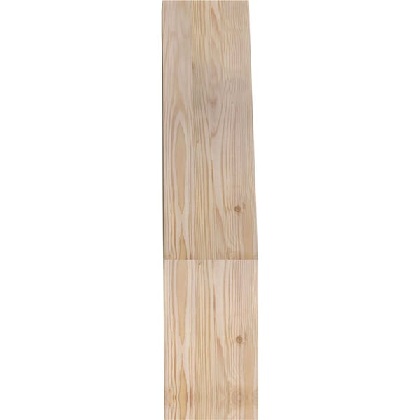 Ekena Millwork 6"W x 16"D x 28"H Funston Rough Sawn Knee Brace, Douglas Fir - BRC06X16X28FST00RDF