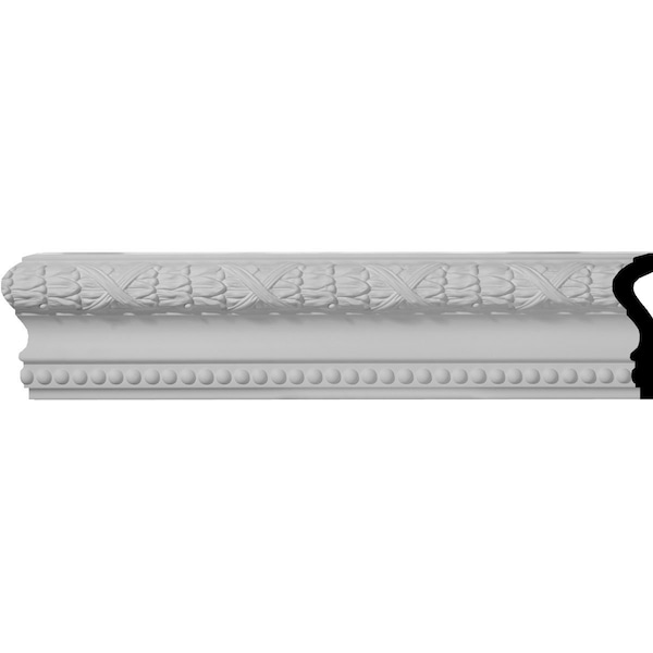 Ekena Millwork Chair Rail, Urethane, 12 in L, 4 in H, Factory Primed - SAMPLE-MLD04X01DU