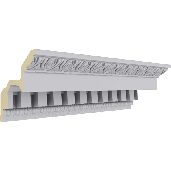 Ekena Millwork 7 3/4"H x 8 3/4"P x 11 3/4"F x 94 1/2"L, (5" Repeat), Dentil Crown Moulding - MLD07X08X11DE