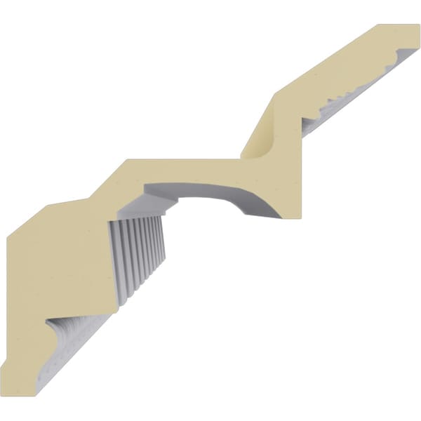 Ekena Millwork 7 3/4"H x 8 3/4"P x 11 3/4"F x 94 1/2"L, (5" Repeat), Dentil Crown Moulding - MLD07X08X11DE