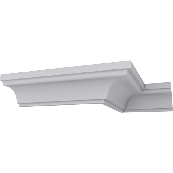 Ekena Millwork 9"H x 11 3/4"P x 14 1/4"F x 94 1/2"L Claremont Smooth Crown Moulding - MLD09X12X14CL