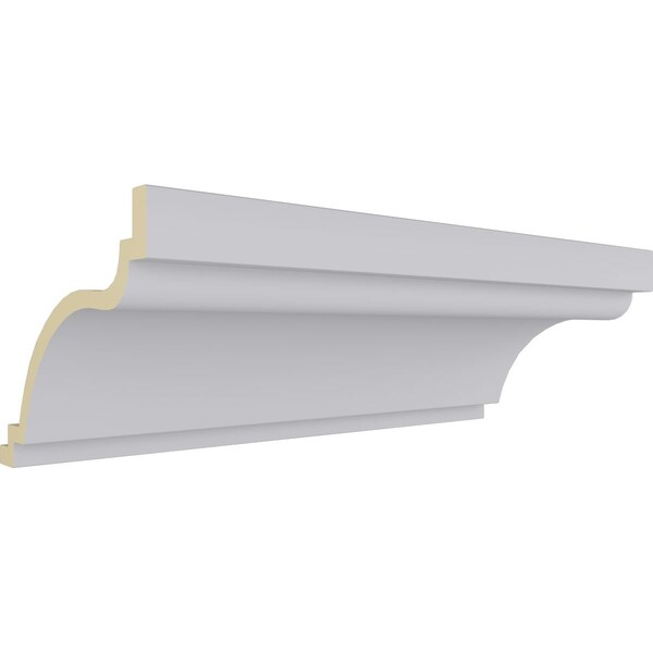 Ekena Millwork 9"H x 11 3/4"P x 14 1/4"F x 94 1/2"L Claremont Smooth Crown Moulding - MLD09X12X14CL
