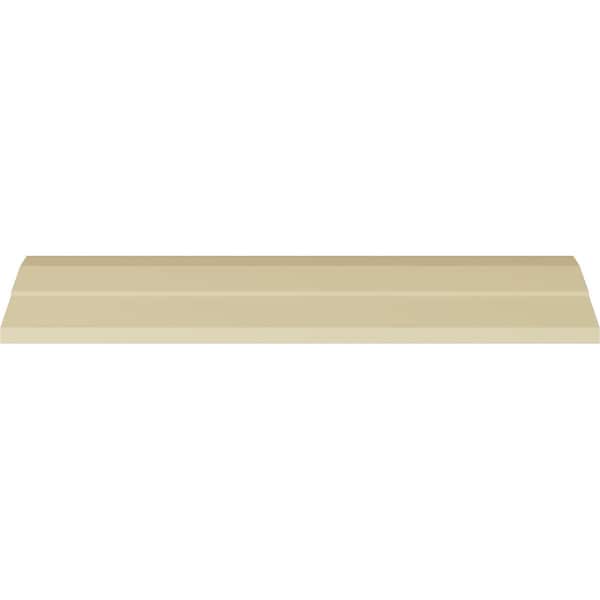 Ekena Millwork 2 3/4"H x 2 1/2"P x 3 5/8"F x 94 1/2"L, (2" Repeat), Tristan Crown Moulding - MLD02X02X03TN