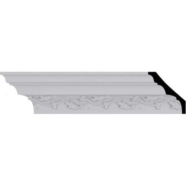 Ekena Millwork 3 1/2"H x 3 1/8"P x 4 5/8"F x 94 1/2"L Viceroy Crown Moulding - MLD03X03X04VI