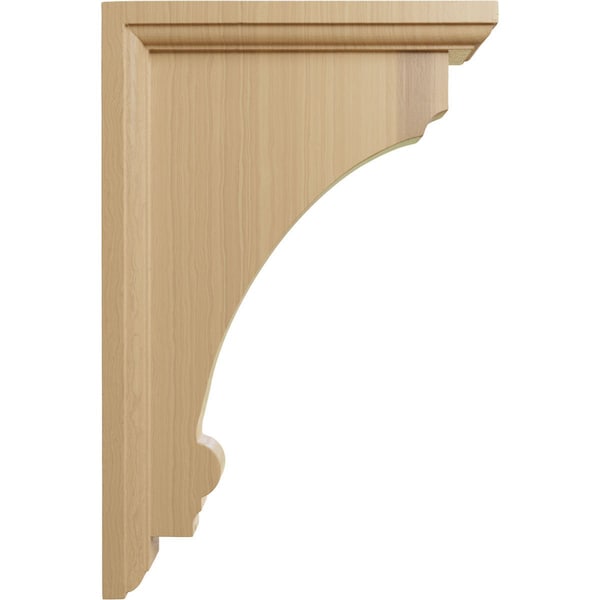 Ekena Millwork 2 1/2"W x 8"D x 12"H Extra Large Thompson Wood Bracket, Cherry - BKTW02X08X12TMCH